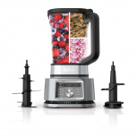 Ninja Licuadora SS200, 2 Litros, 1.200W, 6 Velocidades, Negro/Plata