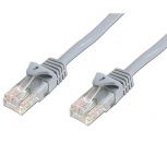 Nitrotel Cable Patch Cat5e UTP RJ-45 Macho - RJ-45 Macho, 3 Metros, Gris