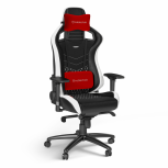 Noblechair Silla Gamer Epic, hasta 120kg, Negro/Rojo