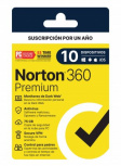 Norton 360 Premium, 10 Dispositivos, 1 Año, Windows/Android/Mac