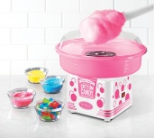 Nostalgia Maquina de Algodones de Azúcar Mini, 450W, Rosa