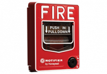 Notifier Botón de Emergencia NBG-12LRA, Alámbrico, Corriente Directa