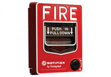 Notifier Botón de Emergencia NBG-12LXSP, Alámbrico, Corriente alterna
