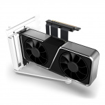 NZXT Kit de Soporte de Tarjeta Gráfica Vertical, PCIE 4.0, Blanco/Negro, para H5/H7 image