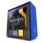 Gabinete NZXT H700i Ninja con Ventana, Midi-Tower, EATX/Micro-ATX/Mini-ITX, USB 3.0/2.0, sin Fuente, Negro/Azul