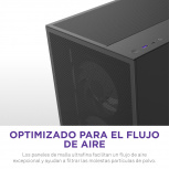 Gabinete NZXT H5 Flow RGB, Midi-Tower, ATX/EATX/Micro-ATX/Mini-ITX, USB 3.0, sin Fuente, 2 Ventiladores Instalados, Negro image