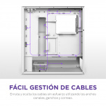 Gabinete NZXT H5 FLOW, Midi-Tower, ATX/EATX/Micro-ATX/Mini-ITX, USB 3.0, sin Fuente, 2 Ventiladores Instalados, Blanco image