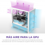 Gabinete NZXT H5 FLOW, Midi-Tower, ATX/EATX/Micro-ATX/Mini-ITX, USB 3.0, sin Fuente, 2 Ventiladores Instalados, Blanco image