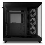 Gabinete NZXT H6 Flow RGB, Midi-Tower, ATX/Micro-ATX/Mini-ITX, USB 3.0, sin Fuente, 3 Ventiladores Instalados, Negro image