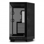 Gabinete NZXT H6 Flow RGB con Ventana, Midi-Tower, ATX/Micro-ATX/Mini-ITX, USB 3.2, sin Fuente, 3 Ventiladores RGB Instalados, Negro