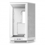 Gabinete NZXT H6 Flow con Ventana, Midi-Tower, ATX/Micro-ATX/Mini-ITX, USB 3.2, sin Fuente, 3 Ventiladores Instalados, Blanco