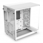 Gabinete NZXT H6 Flow RGB, Midi-Tower, ATX/Micro-ATX/Mini-ITX, USB 3.0, sin Fuente, 3 Ventiladores Instalados, Blanco image