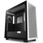 Gabinete NZXT H7 Flow, Midi-Tower, ATX/EATX/Micro-ATX/Mini-ITX, USB 3.0, sin Fuente, 2 Ventiladores Instalados, Negro/Blanco image