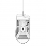 Mouse Gamer Ergonómico NZXT Lift 2 Ergo, Alámbrico, Óptico, 26.000DPI, USB-A, Blanco image