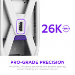 Mouse Gamer NZXT LIFT ELITE WIRELESS, Inalámbrico, Óptico, 26.000DPI, RF Inalámbrico, Blanco - Imagen adicional 2