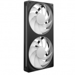 Ventilador NZXT F240, 2x 120mm, 2400RPM, RGB, Negro image
