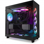 Ventilador NZXT F240, 2x 120mm, 2400RPM, RGB, Negro image