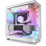Ventilador NZXT F240 RGB Core, 2x 120mm, 2400RPM, RGB, Blanco  image