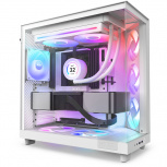 Ventilador NZXT F280 RGB Core, 2x 140mm, 2000RPM, RGB, Blanco  image