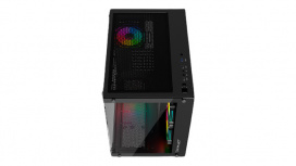 Gabinete Ocelot Gaming A-CUBE 1, Midi-Tower, ATX/Micro-ATX/Mini-ITX, USB 2.0/3.0, sin Fuente, 3 Ventiladores Instalados, Negro - Imagen adicional 3