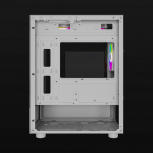 Gabinete Ocelot Gaming Glass EW7, Mini-Tower, Micro-ATX/Mini-ITX, USB 2.0/3.0, sin Fuente, 3 Ventiladores Instalados, Blanco image