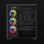 Gabinete Ocelot Gaming Glass Hunter 3, Mini-Tower, Micro-ATX/Mini-ITX, USB 2.0/3.0, sin Fuente, 3 Ventiladores Instalados, Negro - Imagen adicional 7