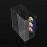 Gabinete Ocelot Gaming Glass Hunter 3, Mini-Tower, Micro-ATX/Mini-ITX, USB 2.0/3.0, sin Fuente, 3 Ventiladores Instalados, Negro - Imagen adicional 11