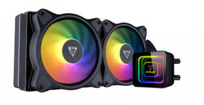 Ocelot Gaming OEL240 Enfriamiento Líquido para CPU, 2x 120mm, hasta 1800RPM, Negro