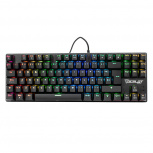 Teclado Gamer Ocelot Gaming OK-TKL2 RGB TKL, Teclado Mecánico, Switch Red, Alámbrico, Negro (Español) image