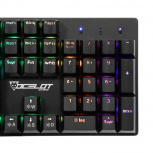 Teclado Gamer Ocelot Gaming OK-TKL2 RGB TKL, Teclado Mecánico, Switch Red, Alámbrico, Negro (Español) image