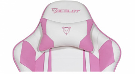 Ocelot Gaming Silla Gamer OSR-05, hasta 150Kg, Rosa/Blanco image