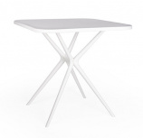 Offiho Mesa Fija Tonnati, 80cm x 80cm, Blanco