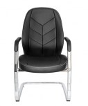 Offiho Silla OHV-408, Respaldo acolchado, Negro image
