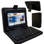One Zero Funda de Vinipiel con Teclado 286575 para Tablet 7