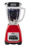 Oster Licuadora BLSTKAGRPB, 1.5 Litros, 800W, 2 Velocidades, Rojo