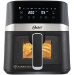 Oster Freidora de Aire CKSTAF40WDDF, 4 Litros, 1300W, 200 °C, Negro