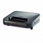 Oster Sandwichera CKSTSM2885, 4 Bocadillos, Negro ― Abierto