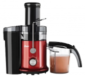 Oster Extractor de Jugos FPSTJE320, 600W 1.25 Litros, 2 Velocidades, Rojo