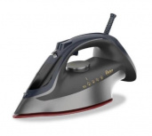 Oster Plancha de Vapor GCSTAC6952, Suela Antiadherente, 300ml, 1600W, Azul/Gris