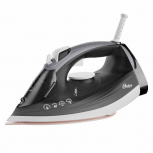 Oster Plancha de Vapor GCSTEP2501, Suela Antiadherente, 300ml, 1500W, Negro/Blanco