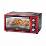Oster Horno Eléctrico TSSTTV15LTR, 1300W, 230°C máx, Negro/Rojo 