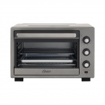 Oster Horno Eléctrico/Freidora TSSTTV30MAFNS-1MX, 1000W, 230°C máx, Gris