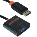 Ovaltech  Adaptador DisplayPort Macho - VGA Macho, Negro