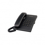 Panasonic Teléfono Unilínea KX-TS500MEB, Alámbrico, Negro