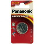 Panasonic Pila de Litio Botón CR2450, 3V, 1 Pieza