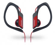 Panasonic Audífonos Intrauriculares Deportivos HS34, Alámbrico, 1.2 Metros, 3.5mm, Rojo