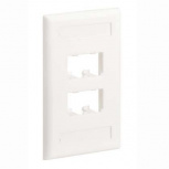 Panduit Placa 4 Puertos Pan-Net, Marfil