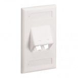 Panduit Placa para Pared CFPSL2WHY, 2 Puertos, 1 Pieza, Blanco