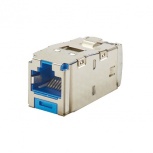 Panduit Jack de Red Blindado Mini-Com Cat6a de 8 Posiciones, RJ-45, Plata