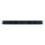 Panduit Panel de Parcheo Cat5e, 24 Puertos RJ-45, 1U, Negro